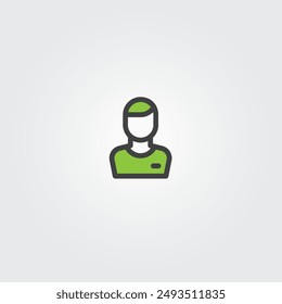 People icon flat vector design