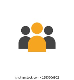 People icon graphic design template vector isolated