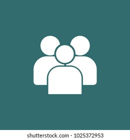 people icon green background