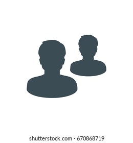 People icon. Group of businessmen, can be used for web and mobile design