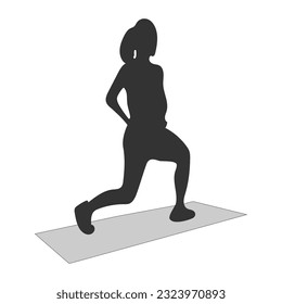 people icon gymnastic person icon vector illustration design