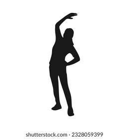 people icon gymnastic person icon vector illustration design