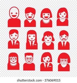 People Icon Illustration design