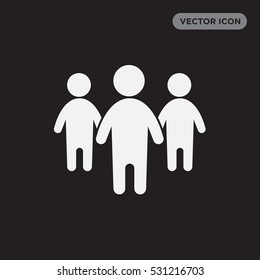 People icon illustration isolated vector sign symbol