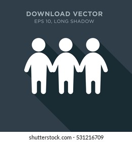 People icon illustration isolated vector sign symbol