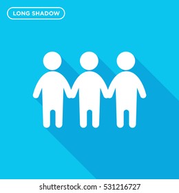 People icon illustration isolated vector sign symbol