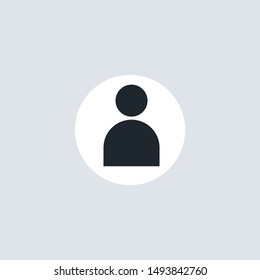 People icon, isolated. Flat design