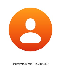 People icon, isolated. Flat design.