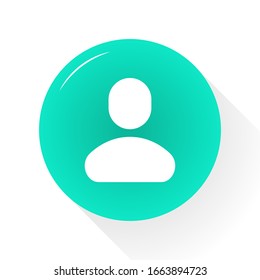 People icon, isolated. Flat design.