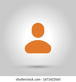People icon, isolated. Flat design.