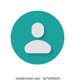 People icon, isolated. Flat design.