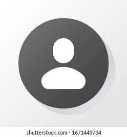 People icon, isolated. Flat design.