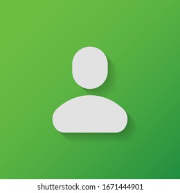 People icon, isolated. Flat design.