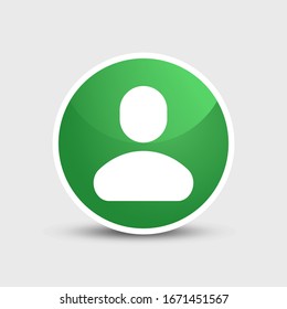 People icon, isolated. Flat design.