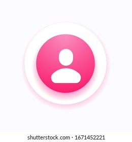 Icono de la gente, aislado. Diseño plano.