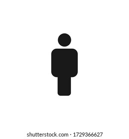 Icono de la gente, aislado. Diseño plano.