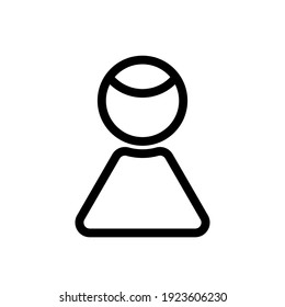 Icono de la gente, aislado. Diseño plano.