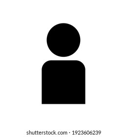 People icon, isolated. Flat design.