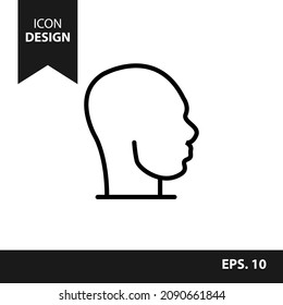 People icon, isolated. Flat design.