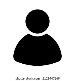 People icon, isolated. Flat design. Vector illustration