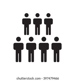 People   icon,  isolated. Flat  design.