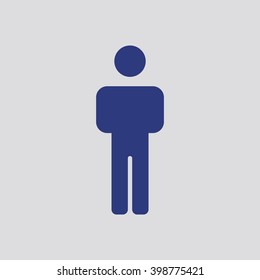 People  icon,  isolated. Flat  design.