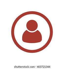 People  icon,  isolated. Flat  design.