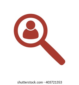 People  icon,  isolated. Flat  design.