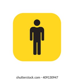 People  icon,  isolated. Flat  design.