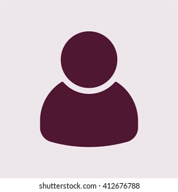 People  icon,  isolated. Flat  design.