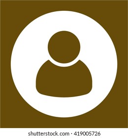 People   icon,  isolated. Flat  design.