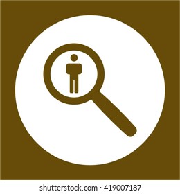 people  icon,  isolated. Flat  design.