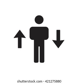 people   icon,  isolated. Flat  design.