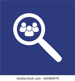 People  icon,  isolated. Flat  design.