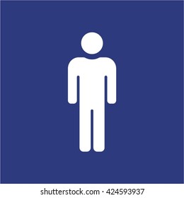 People  icon,  isolated. Flat  design.