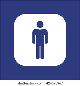 People  icon,  isolated. Flat  design.