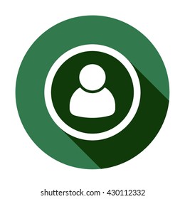 People   icon,  isolated. Flat  design.