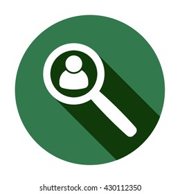 People   icon,  isolated. Flat  design.