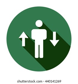 People   icon,  isolated. Flat  design.