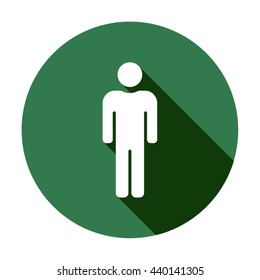 People   icon,  isolated. Flat  design.