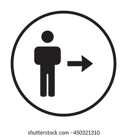 People    icon,  isolated. Flat  design.