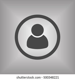 People   icon,  isolated. Flat  design.