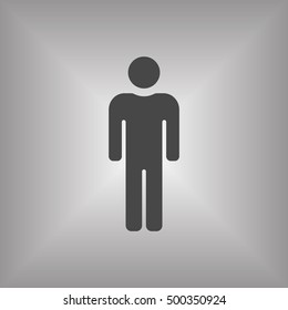 People    icon,  isolated. Flat  design.