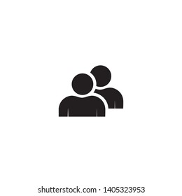 People Icon isolated on white background