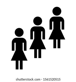 people icon isolated sign symbol vector illustration - high quality black style vector icons
