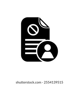 People icon and List icon. Action Plan Icons vector illustration