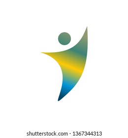 People icon logo design