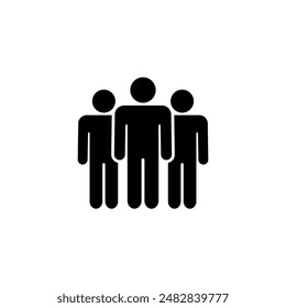 people icon logo design. person sign and symbol. User Icon vector