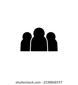 people icon logo design. person sign and symbol. User Icon vector