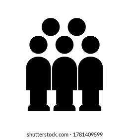 people icon or logo isolated sign symbol vector illustration - high quality black style vector icons
